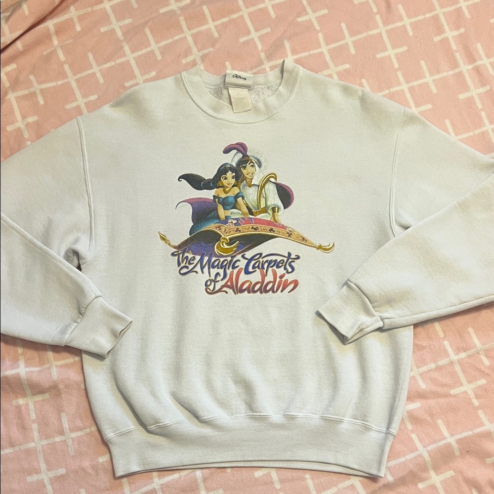 Vintage Walt Disney World Aladdin Magic Carpet Sweatshirt